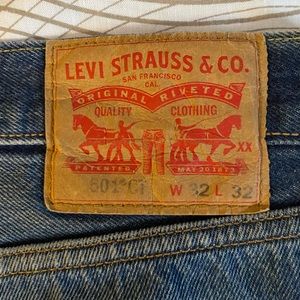 Levi 501 CT 32w 32l Jeans